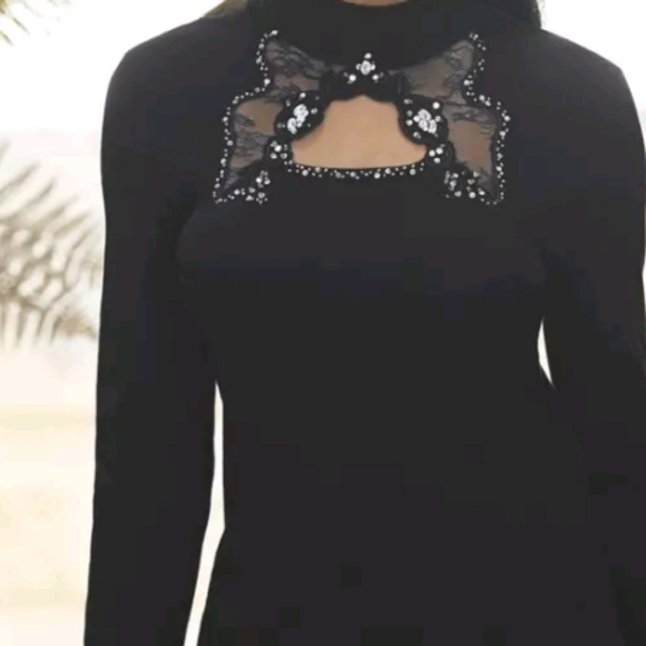 Final $20 / Ashro "Gillie 2 Pc. Skirt Set" Sz. 3X Black - Picture 3 of 10